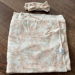 Copper Pearl Kiana Swaddle and Headband